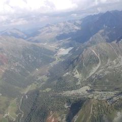 Flugwegposition um 15:05:36: Aufgenommen in der Nähe von Gemeinde Haiming, Österreich in 2643 Meter